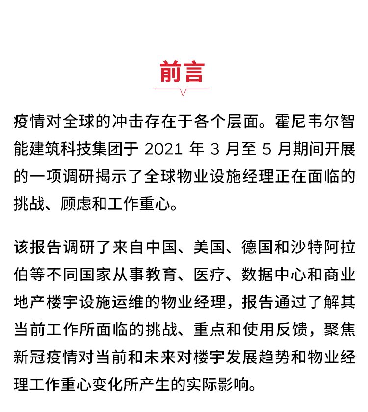 霍尼韋爾2021年樓宇發展趨勢調研系列報告(圖1)